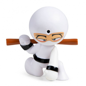 Игрушка Пукающий Ниндзя белый с шестом Fart Ninjas 37003