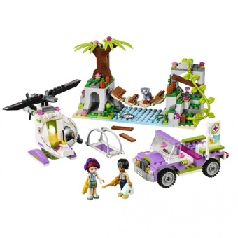 Конструктор Lego Friends 41036 Лего Джунгли: Спасательная операция на мосту фото