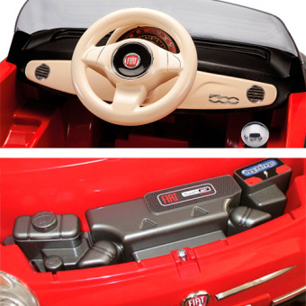 Детский электромобиль Peg-Perego ED1161 Fiat 500 (красный) фото