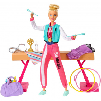 Набор игровой Barbie Гимнастка GJM72