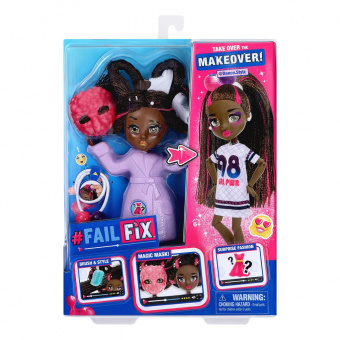 Кукла Fail Fix с африканскими косичками Moose Toys 12814