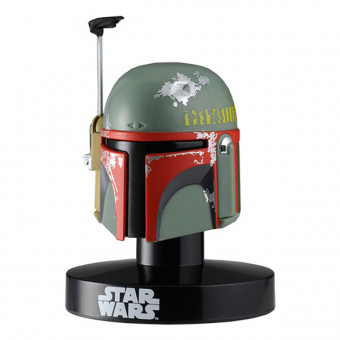 Star Wars Bandai 84632 Звездные Войны Шлем на подставке Боба Фетт 6,5 см