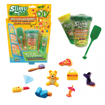 Набор для создания слайма с игрушкой, зеленый Slimy 37311