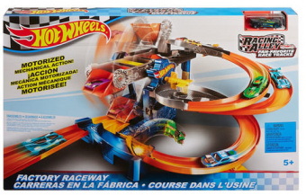 Hot Wheels FGW77 Factory Raceway Showdown Playset фото