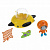 Mattel Octonauts T7015 Октонавты Капитан Барнаклс и желтая подводная лодка