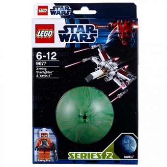 Lego Star Wars 9677 Лего Звездные войны Истребитель X-Wing и планета Явин 4 фото