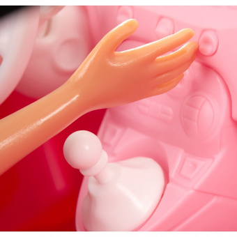 Кукла Barbie и белый Фиат FVR07