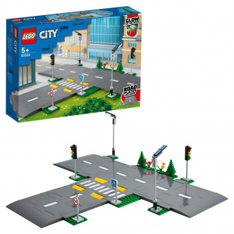 Конструктор LEGO City Town Дорожные пластины 60304 фото