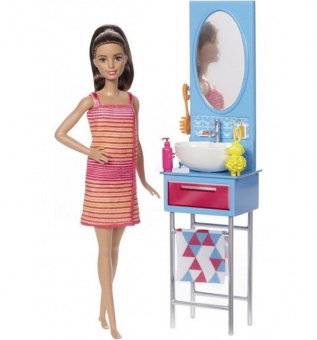 Кукла Барби с набором мебели DVX51/DVX53 Mattel Barbie