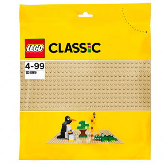 Lego Classic Строительная пластина желтого цвета 10699