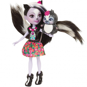 Mattel Enchantimals DYC75 Кукла Седж Скунси, 15 см фото