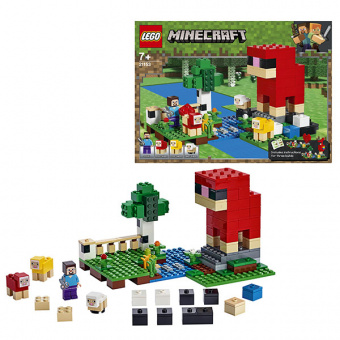 Конструктор ЛЕГО Майнкрафт Шерстяная ферма LEGO Minecraft 21153 фото