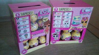 LOL 549550 Сестрёнки Surprise Кукла-сюрприз в шаре 5 слоев 3 серия