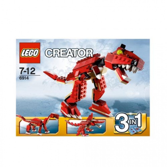 Конструктор Лего Криэйтор 6914 Динозавр хищник фото