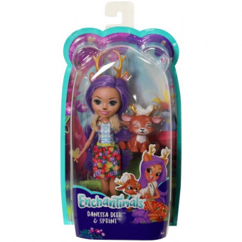 Mattel Enchantimals FXM75 Кукла Данесса Оления, 15 см фото