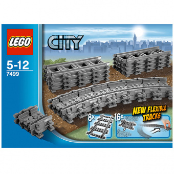 Lego City Гибкие пути 7499 фото
