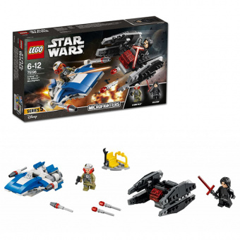 Lego Star Wars 75196 Лего Звездные Войны Истребитель типа A против бесшумного истребителя СИД фото