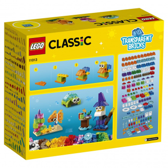 Конструктор LEGO Classic Прозрачные кубики 11013 фото