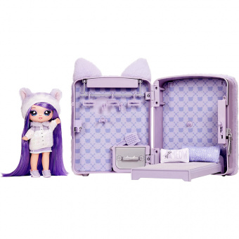 Рюкзак-спальня Na Na Na Surprise с куклой Lavander Kitty 585572