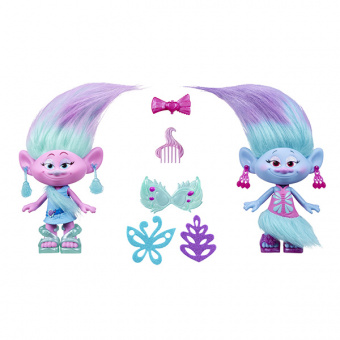 Hasbro Trolls B6563 Тролли Модные близнецы фото