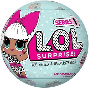 LOL 553465 Кукла-сюрприз в шарике 1 серии