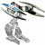 Hot Wheels CGW71 Star Wars Vulture Droid фото