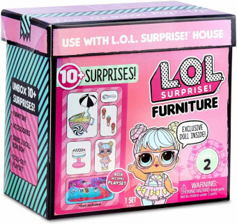Набор LOL Furniture с куклой Bon Bon и мебелью 564911