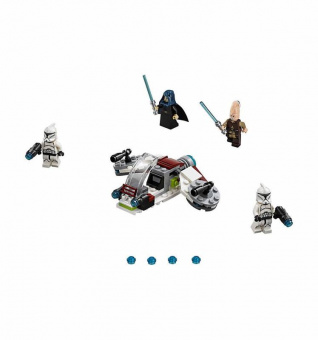 LEGO 75206 Боевой набор джедаев и клонов-пехотинцев фото