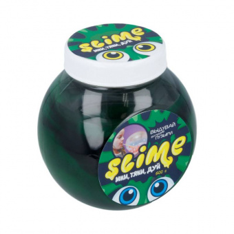 Slime "Mega Mix", черный + зеленый
