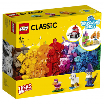 Конструктор LEGO Classic Прозрачные кубики 11013 фото