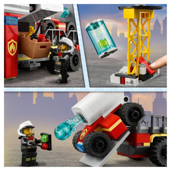 Конструктор LEGO City Fire Команда пожарных 60282 фото