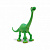 Good Dinosaur 62902 Хороший Динозавр Фигурка средняя базовая, в ассортименте