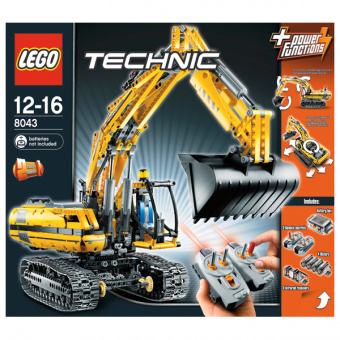 Лего Техник 8043 Экскаватор с мотором фото