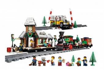 LEGO 10259 Зимняя железнодорожная станция фото