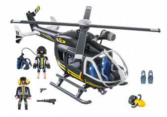 Конструктор Полицейский вертолет Playmobil 9363PB