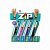 Набор Zip Bandz 14902 Зип Бэндз Браслет-молния 4 шт.