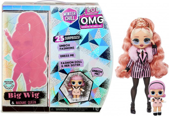 Кукла Lol OMG серия Winter Chill  Big Wig & кукла Madame Queen 570264