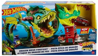 Трек Hot Wheels "Атака огненного дракона" HDP03 фото