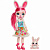 Большая кукла Enchantimals Бри Кролик с питомцем FRH51/FRH52