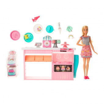 Набор игровой Barbie Кондитерский магазин GFP59