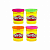 Play-Doh 22114/22873H Набор пластилина из 4х банок (неон. цв.)