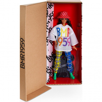 Кукла Barbie BMR1959 коллекционная в клетчатых штанах и панаме GNC48