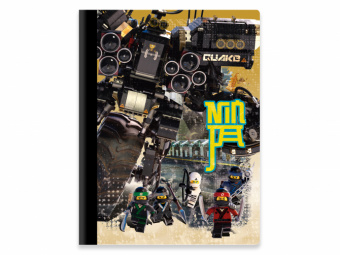 LEGO Тетрадь Ninjago Movie 51874 Линейка 100 листов фото
