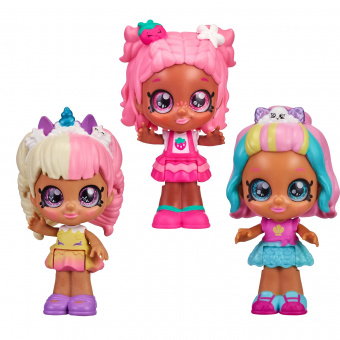 Набор из 3-х мини-кукол Kindi Kids 39763
