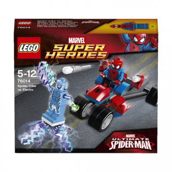 Lego Super Heroes Трехколесный байк Человека-Паука против Электро 76014 фото