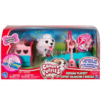 Chubby Puppies 56701 Упитанные собачки Игровой набор "Детская площадка"
