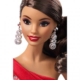 Барби Праздничная кукла брюнетка Mattel Barbie FXF03