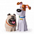 Secret Life of Pets 72816 Тайная жизнь домашних животных Виниловые фигурки 2 шт в ассортименте