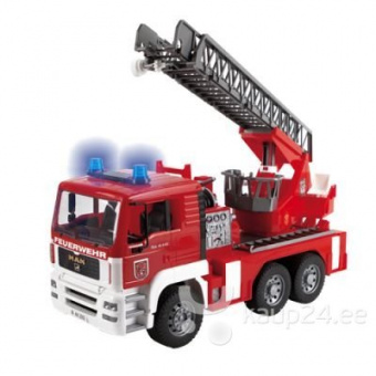 Пожарная машина Bruder MAN с лестницей и помпой 02771 фото