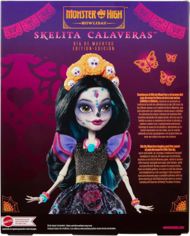 Кукла Monster High Howliday Скелита Калаверас День Мертвых  фото